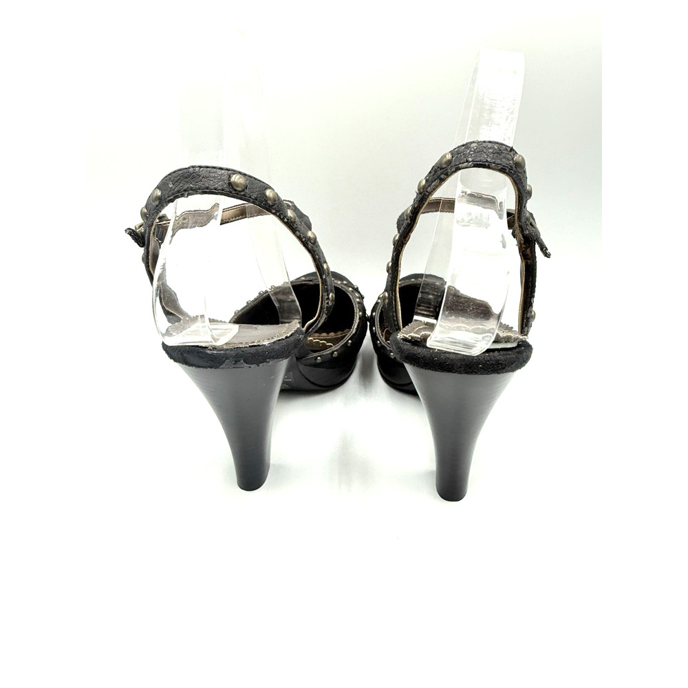 Vintage Bongo Women's Heels Retro Y2K Goth Glam Rocker Chic Size 8.5 - Picture 3 of 14